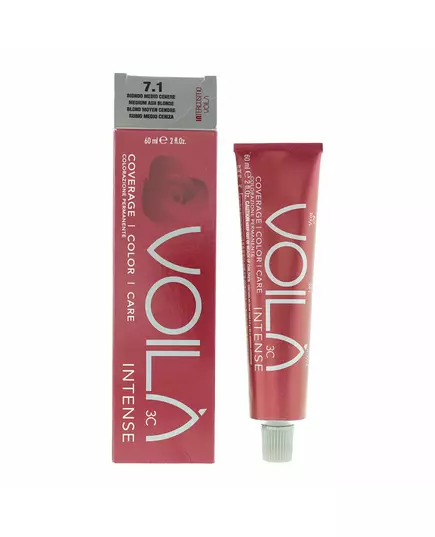 Стойкая краска для волос Intercosmo Voila 3C Intense, 60 мл, изображение 2