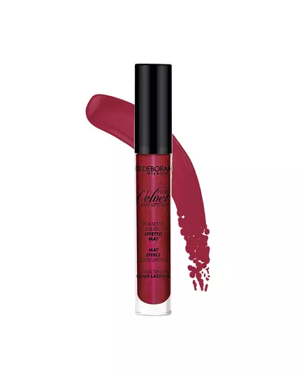 Матова рідка губна помада Deborah Fluid Velvet 50 Cherry, 4,5 г
