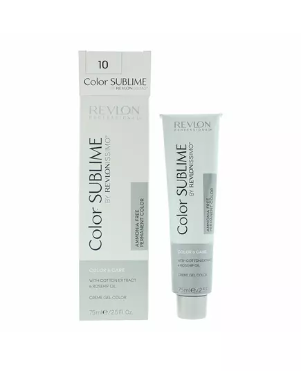 Стійка фарба для волосся Revlon Color Sublime 10 Lightest Blonde, 75 мл