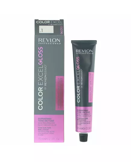 Стійка фарба для волосся Revlon Color Excel Gloss .1 Anti-Red, 70 мл, зображення 2