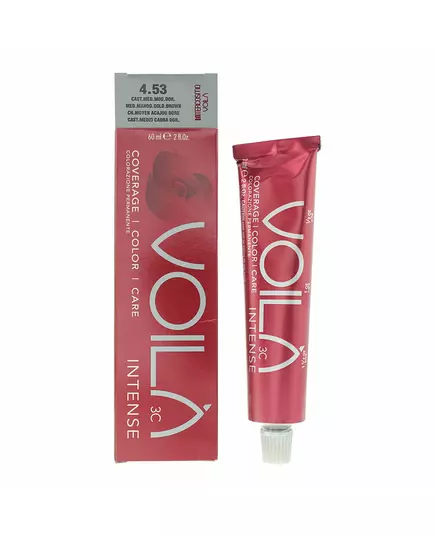 Стійка фарба для волосся Intercosmo Voila 3C Intense, 60 мл, зображення 2