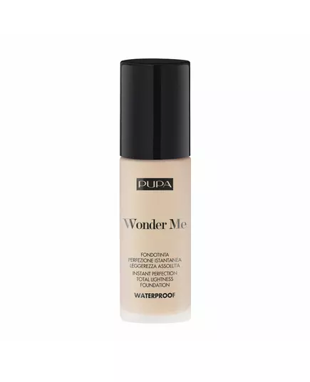 Водостійкий рідкий тональний крем Pupa Wonder Me 009 Alabaster - Neutral, 30 мл