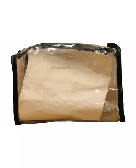 Прозора текстильна косметичка Dsquared2