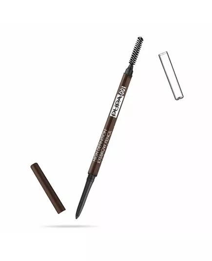 Кремовий олівець для брів із пензликом 2-в-1 Pupa Definer High Definition 001, 0,9 г