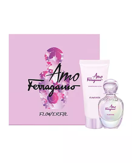 Набор парфюмерной воды и лосьона для тела Salvatore Ferragamo Amo Ferragamo Flowerful для женщин, 50 мл