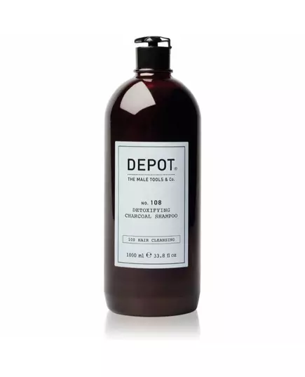 Шампунь для очищення волосся Depot 100 Hair Cleansing No. 108 Charcoal Detoxifying, 1000 мл, зображення 2