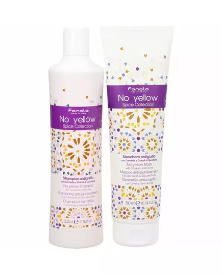 Набір засобів для догляду за волоссям Fanola No Yellow Spice Collection Для нейтралізації жовтих відтінків, 300 мл