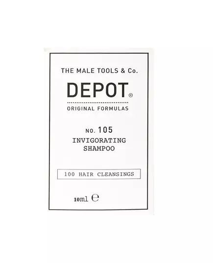 Шампунь для очищения волос Depot 100 Hair Cleansing No. 105 Multivitamin Complex Против выпадения волос, 10 мл, изображение 2