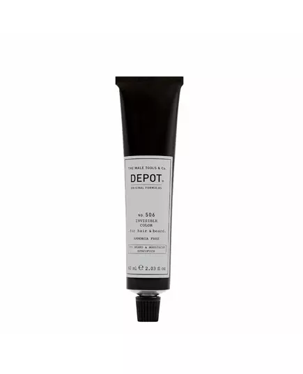 Напівперманентна фарба для волосся Depot 500 Beard & Mustache Specifics No. 506 Invisible Clour Steel, 60 мл, зображення 2