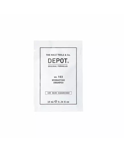 Шампунь для очищення волосся Depot 100 Hair Cleansing No. 103 Pro-Vitamin B5, для зволоження, 10 мл, зображення 2