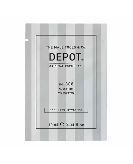Гель для укладки волос Depot 300 Hair Stylings No. 308 Для объёма, средняя фиксация, UV Filter, 10 мл, изображение 2