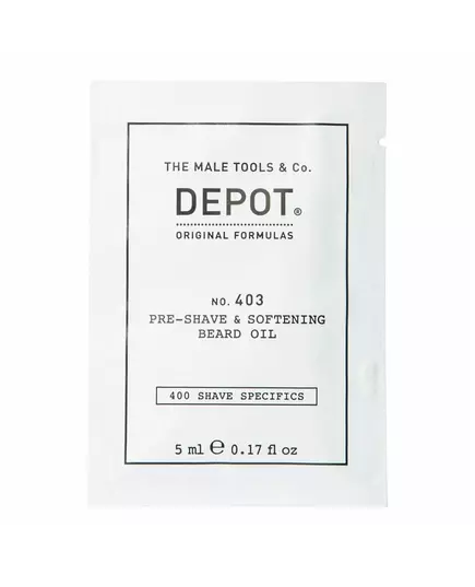 Масло для подготовки к бритью Depot 400 Shave Specifics No. 403 Sweet Almond, 5 мл