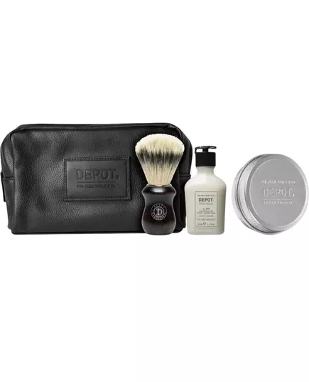 Набір засобів і аксесуарів для гоління Depot 400 Shave Specifics No. 408 Classic Cologne, No. 412, No. 731 Brown, Black, 50 мл