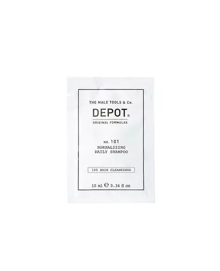 Шампунь для очищення волосся Depot 100 Hair Cleansing No. 101 Botanical Complex Normalizing, 10 мл