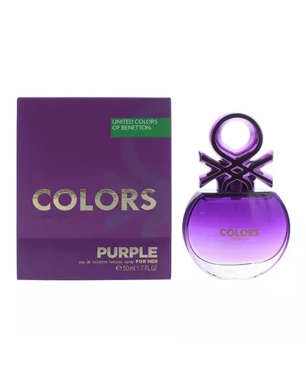 Туалетна вода для жінок Benetton Colors Purple, 50 мл, зображення 2
