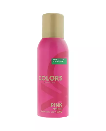 Дезодорант-спрей для женщин Benetton Colors Pink Цветочный и фруктовый, 150 мл