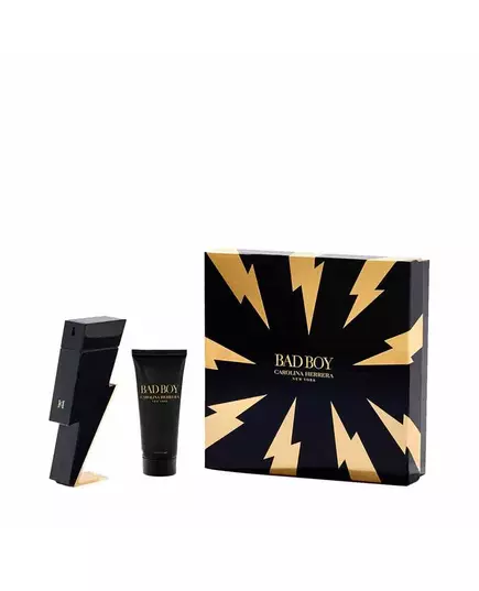 Набор геля для душа и туалетной воды Carolina Herrera Bad Boy, 100 мл