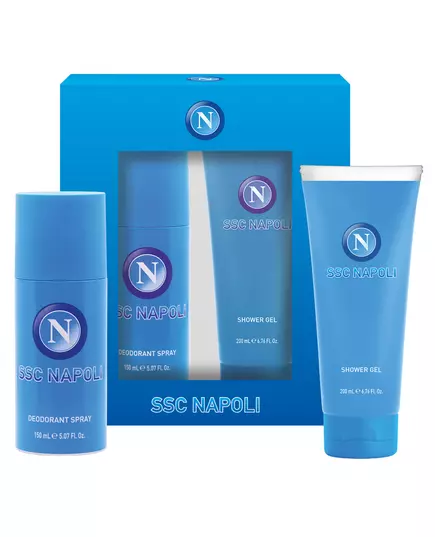 Набор геля для душа и дезодоранта-антиперспиранта Ssc Napoli Napoli для всех типов кожи, для мужчин, 200 мл