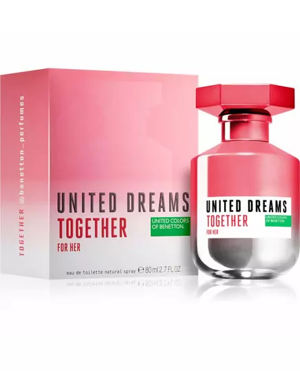 Туалетна вода для жінок Benetton United Dreams Together, 80 мл, зображення 2