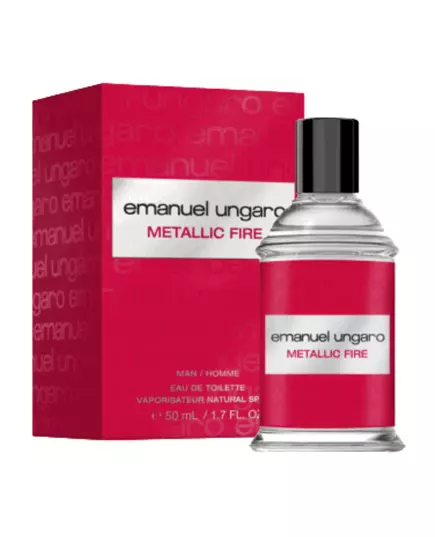 Туалетна вода для чоловіків Emanuel Ungaro Metallic Fire, 50 мл, зображення 2