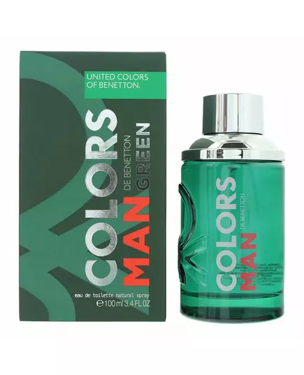 Туалетна вода для чоловіків Benetton Colors Man Green, 100 мл, зображення 3