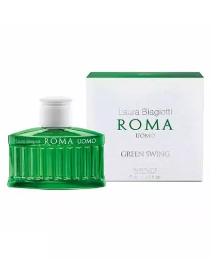 Туалетна вода для чоловіків Laura Biagiotti Roma Uomo Green Swing, 125 мл, зображення 2