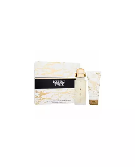 Набор туалетной воды и увлажняющего геля для душа для мужчин Iceberg Twice Gold, 125 мл