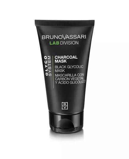 Відлущувальна кремова маска для обличчя Bruno Vassari Glyco System Charcoal, 65 г