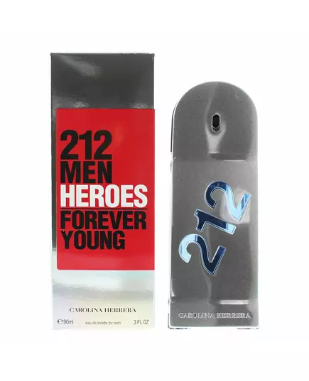 Туалетна вода для чоловіків Carolina Herrera 212 Heroes Forever Young, 90 мл, зображення 2