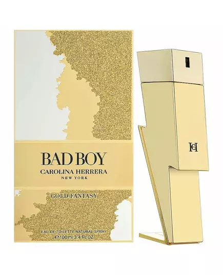 Туалетная вода для мужчин Carolina Herrera Bad Boy Gold Fantasy, 100 мл, изображение 2