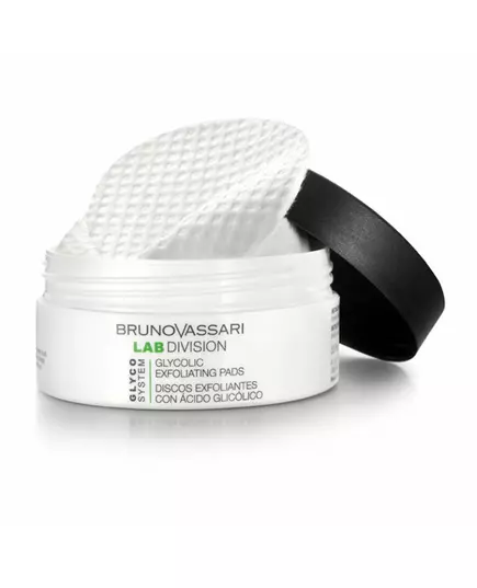 Отшелушивающие очищающие диски для лица Bruno Vassari Glyco System, 30 штук