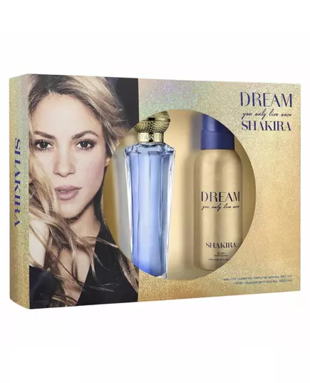 Набір парфумерної води та дезодоранту-спрею для жінок Shakira Dream You Only Live Once, 80 мл