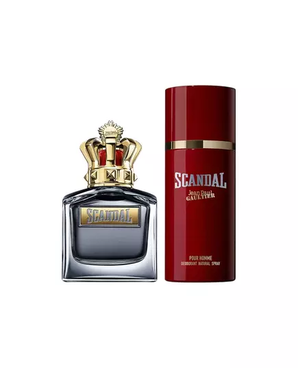 Набір чоловічої туалетної води та дезодоранту-спрею Jean Paul Gaultier Scandal, 100 мл