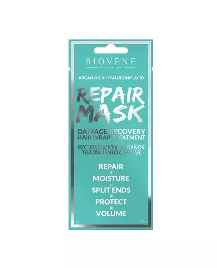 Крем-маска для догляду за волоссям Biovène Argan Oil Hair Treatment Damage Repair, 30 г