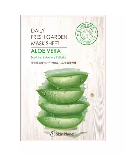 Увлажняющая успокаивающая тканевая маска для лица Mijin Skin Planet Aloe Vera, 25 мл