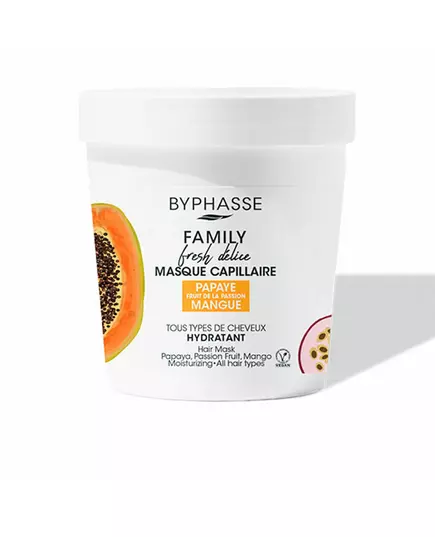 Крем-маска для догляду за волоссям Byphasse Family Papaya & Mango, 250 мл