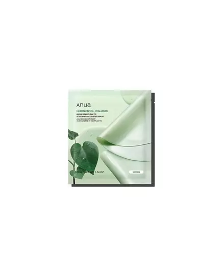 Заспокійлива тканинна маска для обличчя Anua Heartleaf 70 Hyaluron, 28 мл