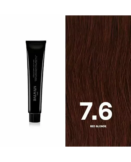 Стойкая краска для волос Balmain Professionnel Couleurs Couture 7.6 Red Blonde, 60 мл