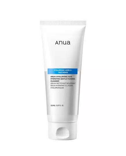 Зволожувальна пінка для очищення шкіри обличчя Anua Glow 8 Hyaluronic Acid + Phantenol, 150 мл