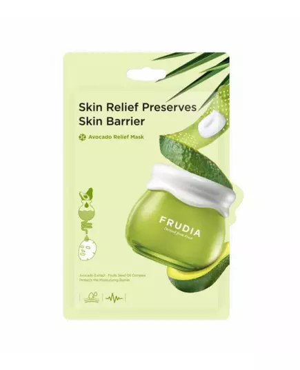 Тканинна маска для обличчя Frudia Delivered From Fruit Avocado Stress Relief, 20 мл
