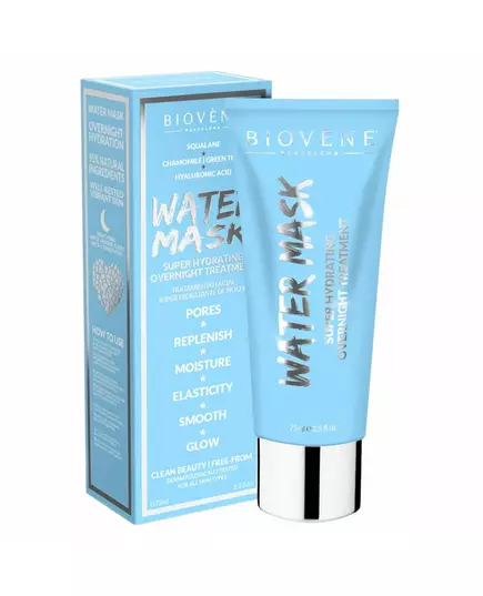 Увлажняющая маска-плёнка для лица Biovène Water Mask Ночная, 75 мл