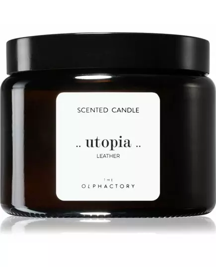 Ароматична свічка The Olphactory Utopia Leather, 360 г