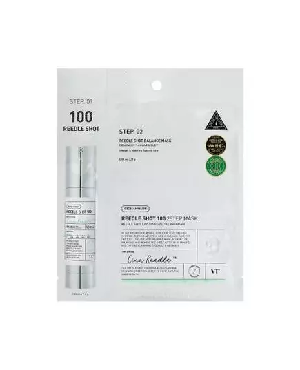 Двухэтапная маска для лица Vt Cosmetics Reedle Shot 100, 25 г