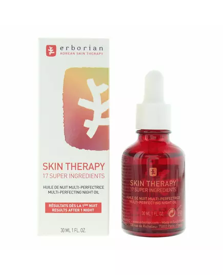 Нічна олія для обличчя Erborian Skin Therapy Multi Perfecting Anti-Imperfections для недосконалої шкіри, 30 мл, зображення 2