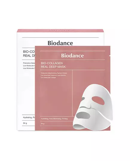 Набір тканинних масок для обличчя Biodance Collagen Pore Minimizing, 4 штуки