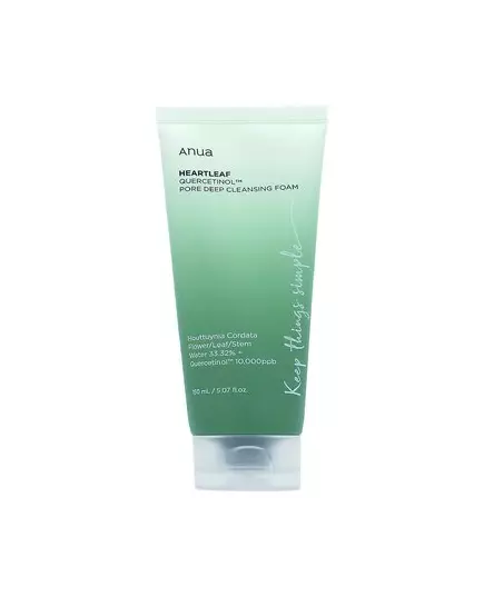 Пенка для очищения кожи лица Anua Heartleaf Quercetinol Pore Cleansing, 150 мл