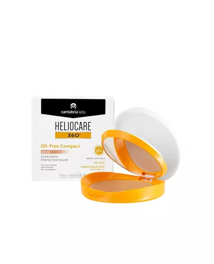 Компактна пудра HELIOCARE 360º Color Beige, 10 г, зображення 2