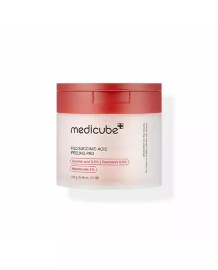 Тоник-лосьон для лица Medicube Red Succinic Acid Peeling Pad, 70 штук