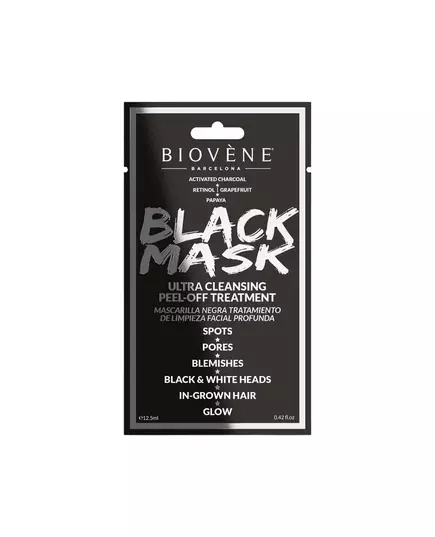 Очищувальна маска-плівка для обличчя Biovène Black Mask, 12,5 мл