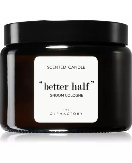 Ароматическая свеча The Olphactory Better Half Groom Cologne Basil, 360 г